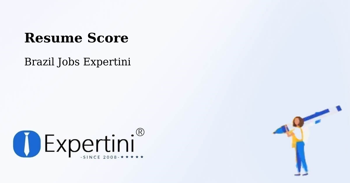 Resume Score & Job Description Match Tool – Goioxim - Brazil Jobs Expertini